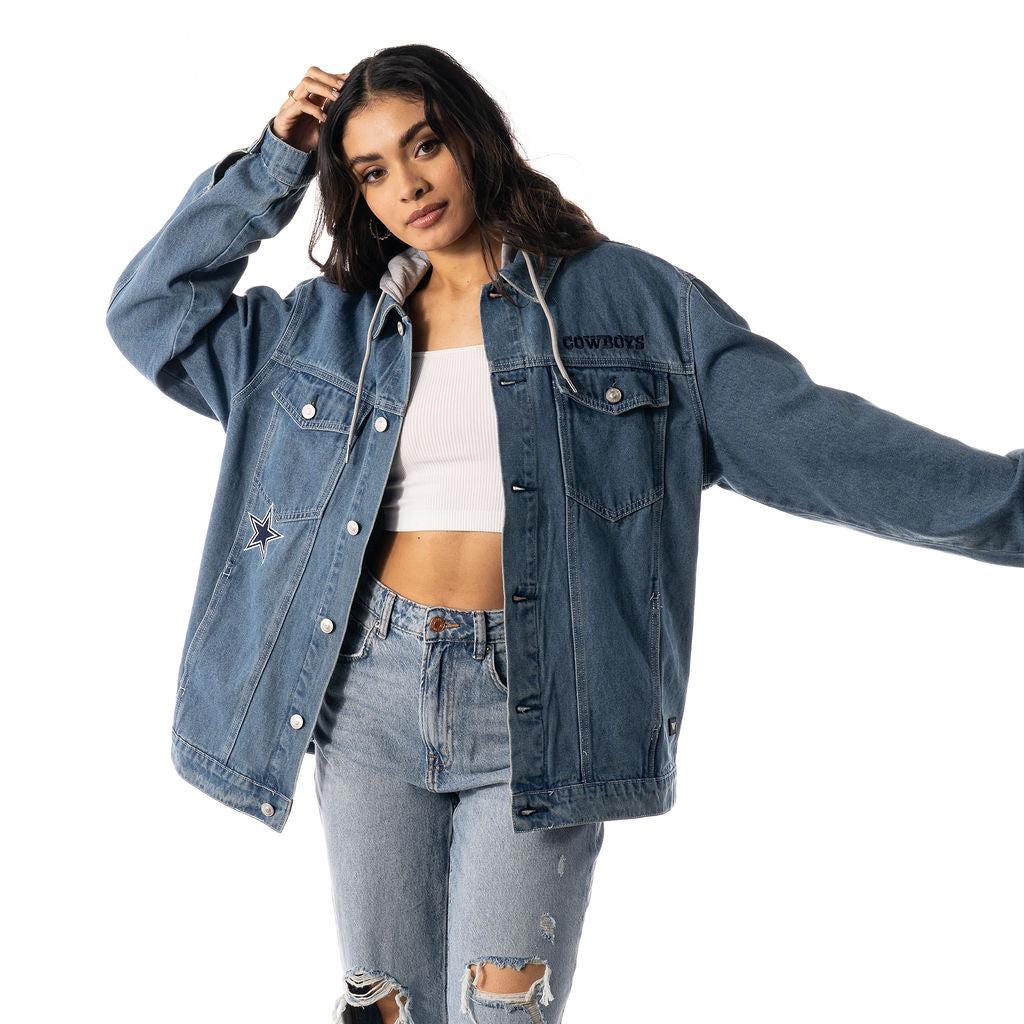 Dallas Cowboys Unisex Denim Jacket - Image 3